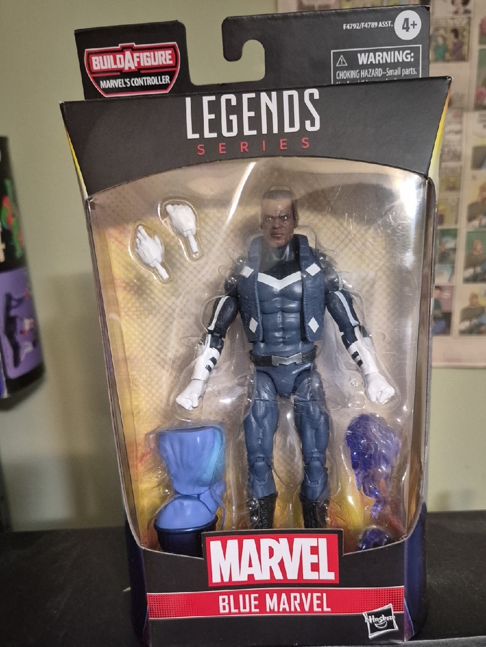 Marvel Blue Marvel Action Figure - Navy & White